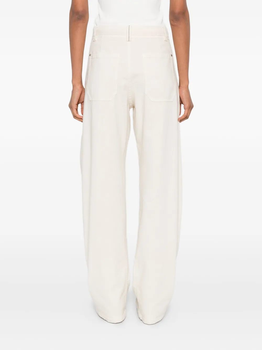 Brunello Cucinelli Pleated Pocket Trousers In Multi