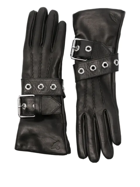 Vivienne Westwood buckle-fastening leather gloves