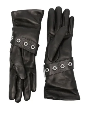 小物 Vivienne Westwood leather gloves Vivienne Westwood Women's gloves genuine leather touch panel