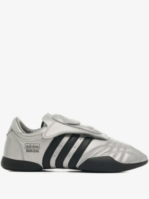adidas three-striped sneakers