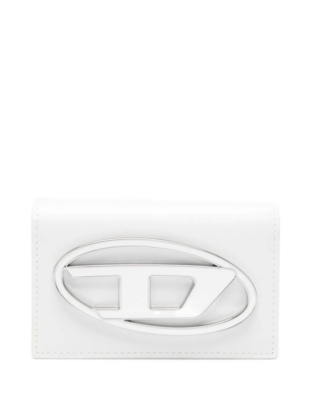 Diesel oval-plaque wallet | White | Image 1