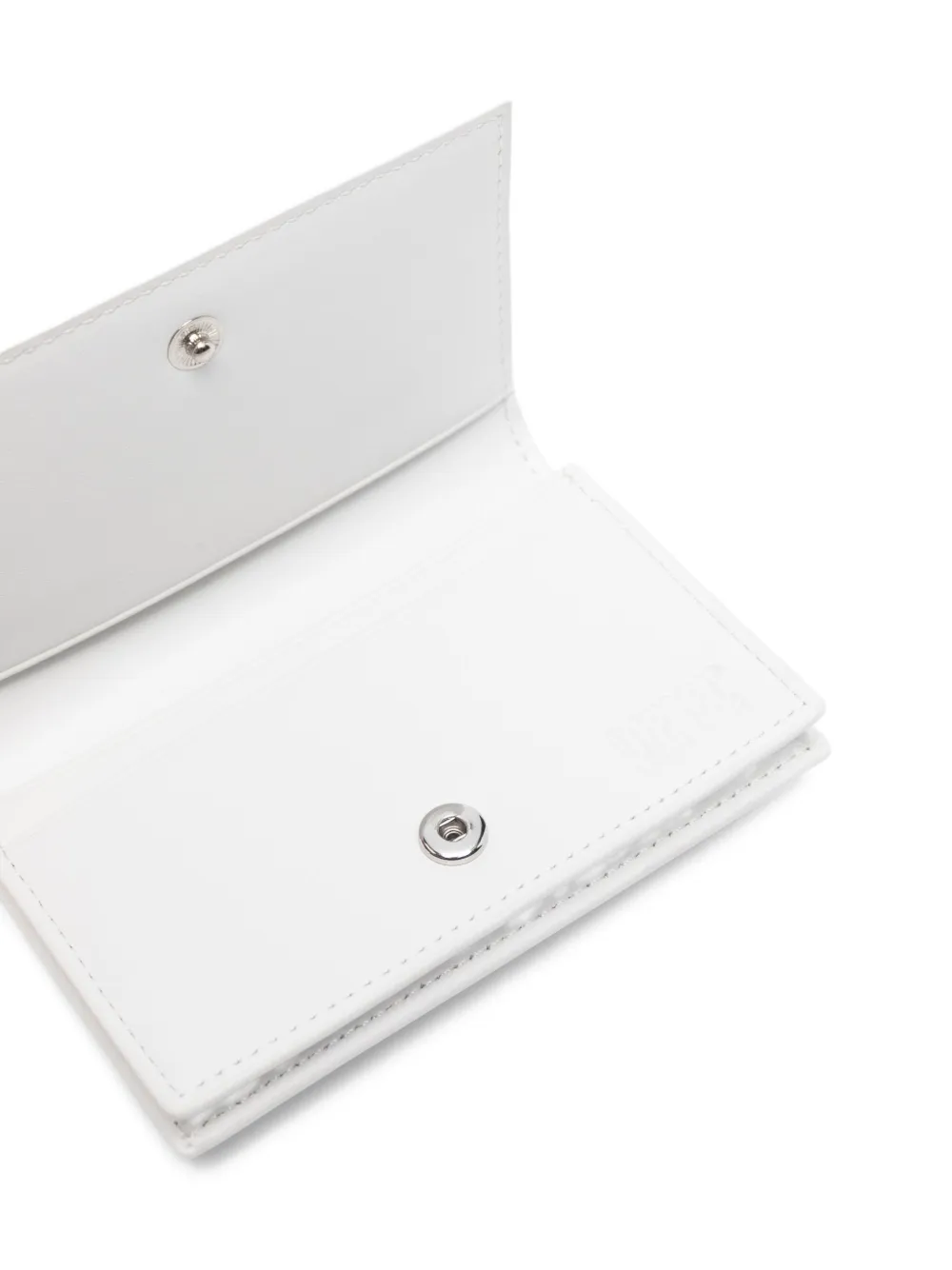 Diesel Portemonnee met ovalen plakkaat Wit