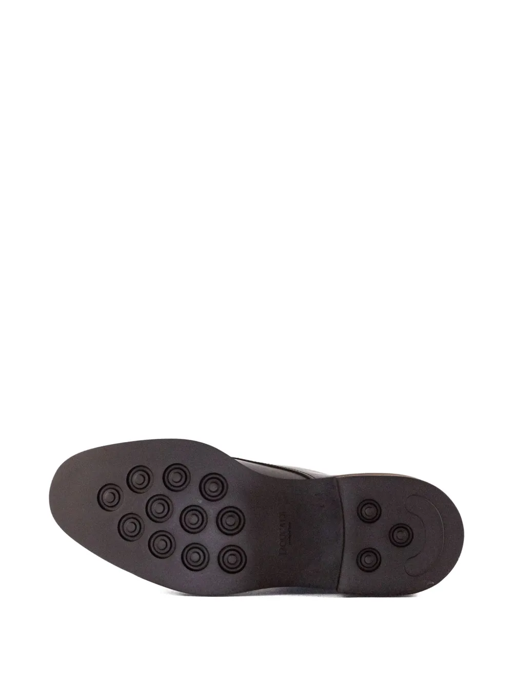 Doucal's leather monk shoes Brown