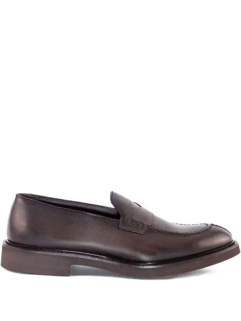 Doucal's leather penny loafers