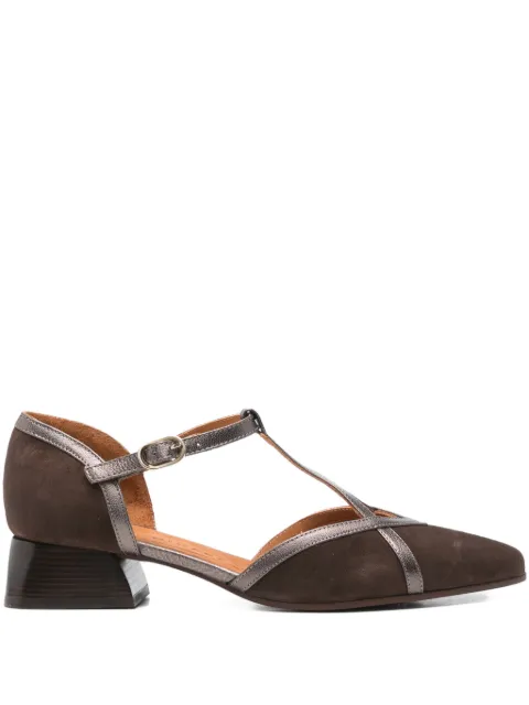 Chie Mihara t-bar block-heel pumps
