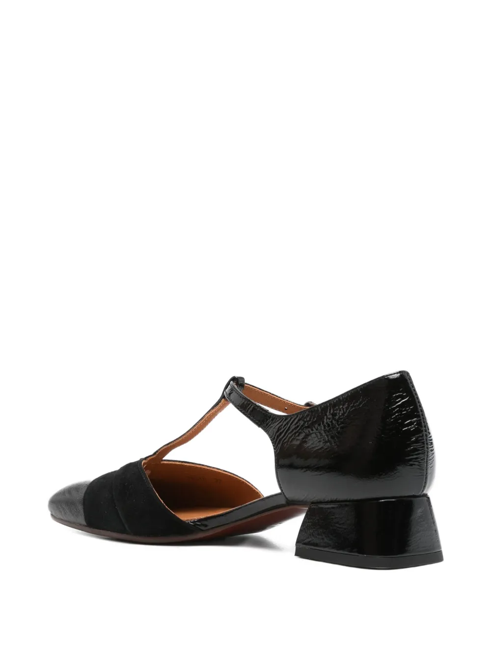 Chie Mihara 35mm T-bar Heeled Pumps In Black