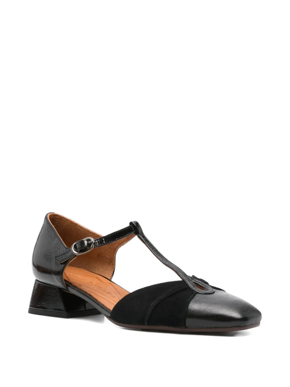 Chie Mihara 35mm T-bar Heeled Pumps In Black