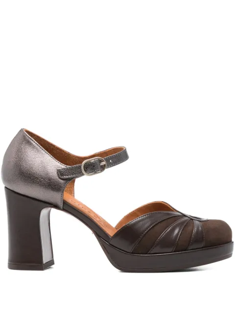 Chie Mihara 80mm ankle-strap heeled pumps