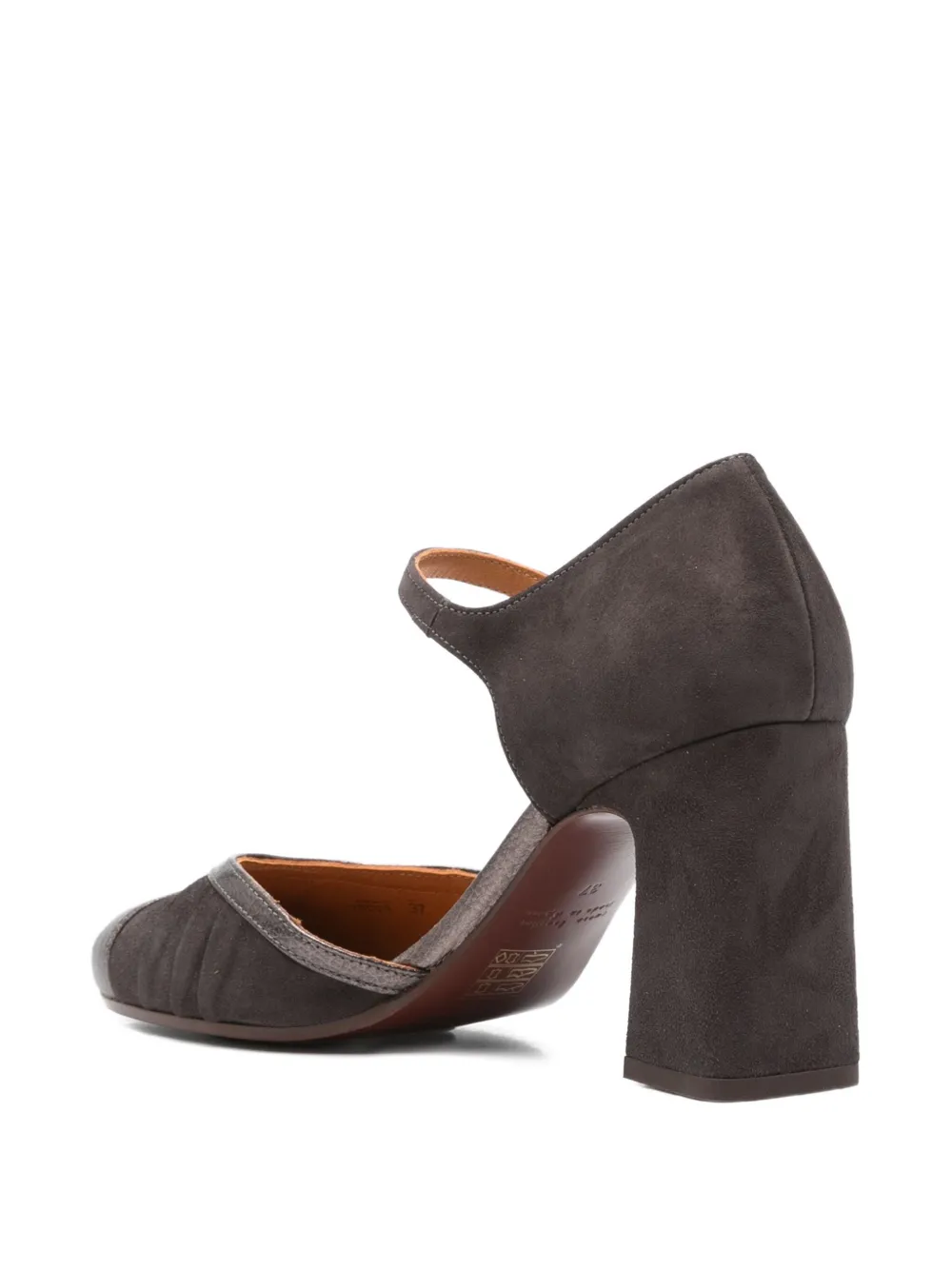 Chie Mihara 80mm Block-heel Pumps In Brown