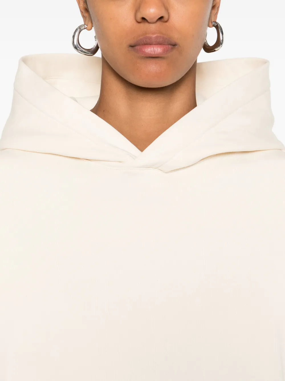 Federico Cina Cotton Hoodie In Neutral