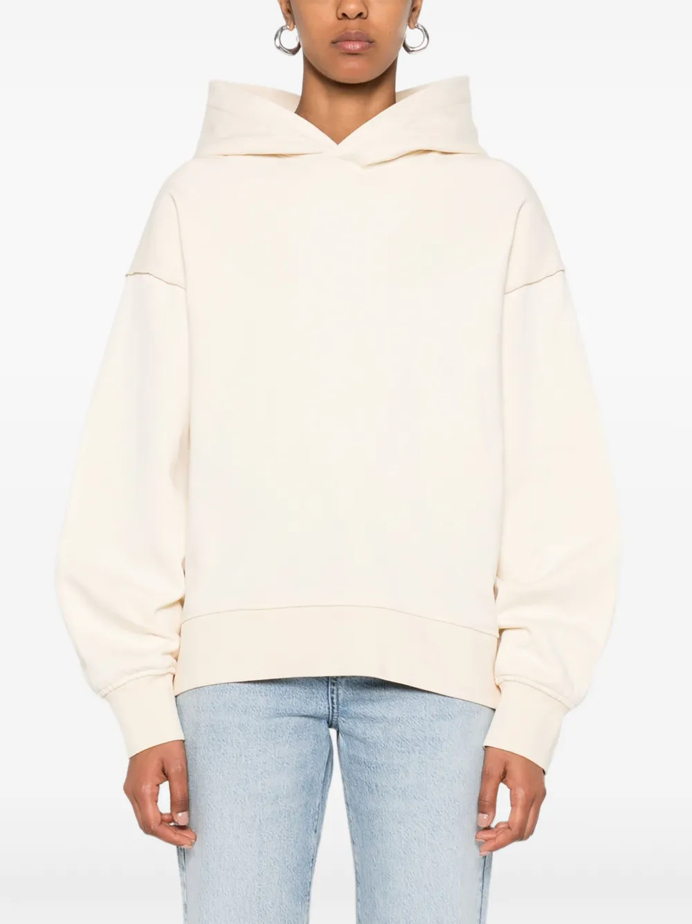 FEDERICO CINA Katoenen hoodie Beige