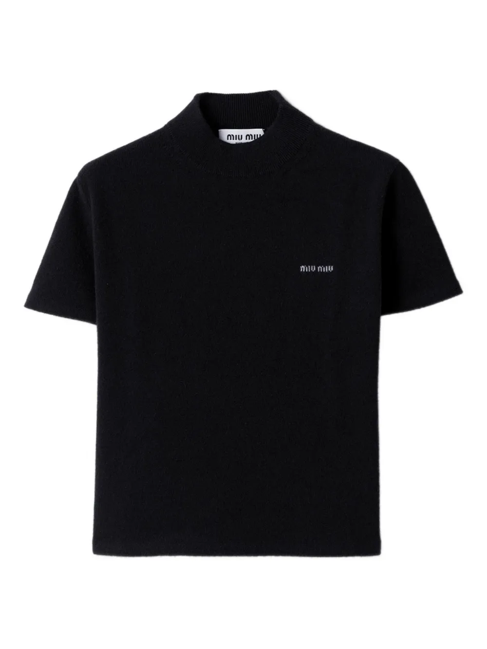 Miu Geribbelde coltrui Blauw