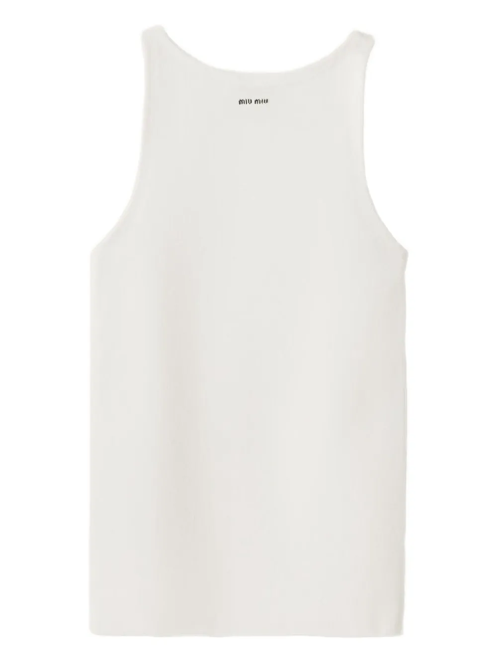 Miu Miu logo tank tank top | White | Image 1