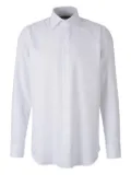 Canali collared cotton shirt - White