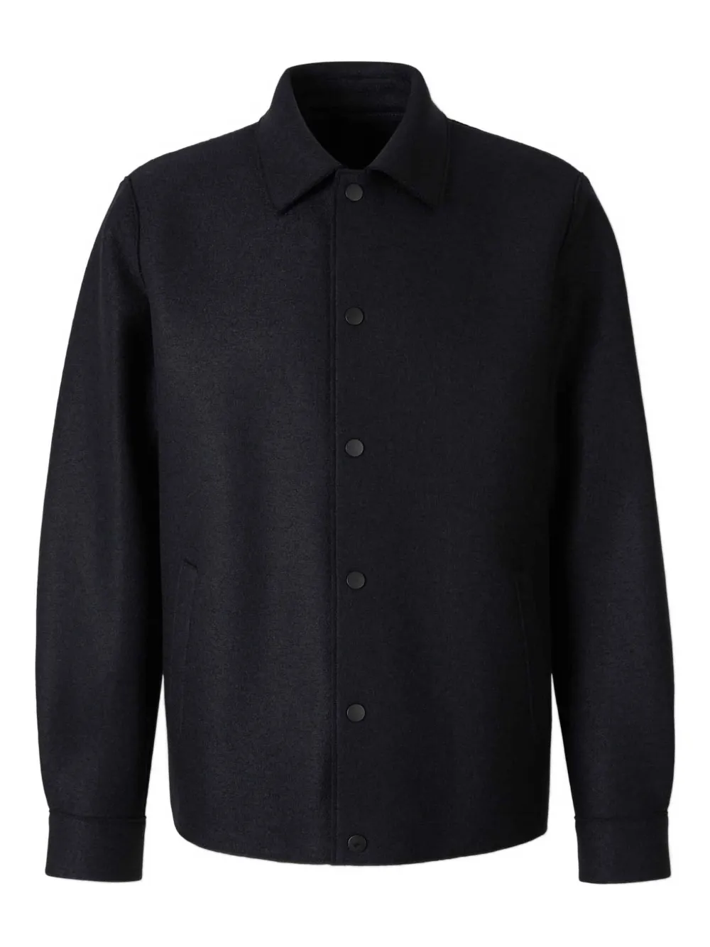 Harris Wharf London snap-button shirt jacket | Blue | Image 1