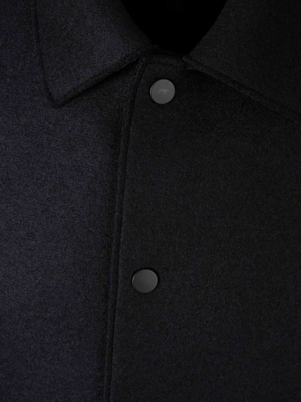 Harris Wharf London Shirtjack met drukknoop Blauw