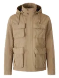Herno hooded multi-pocket jacket - Neutrals