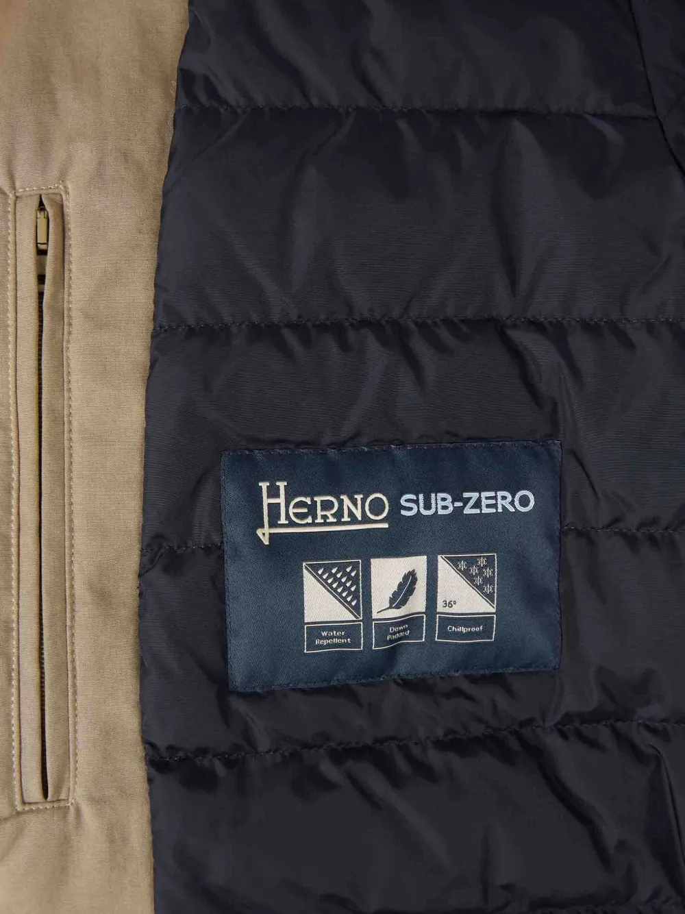 Herno Jack met capuchon Beige