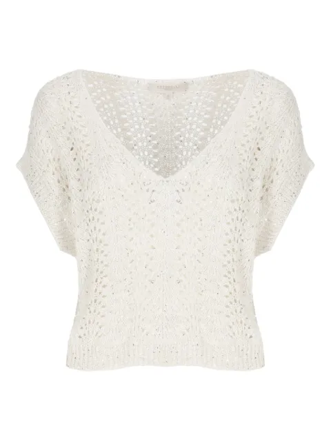 Antonelli sequin-embellished T-shirt