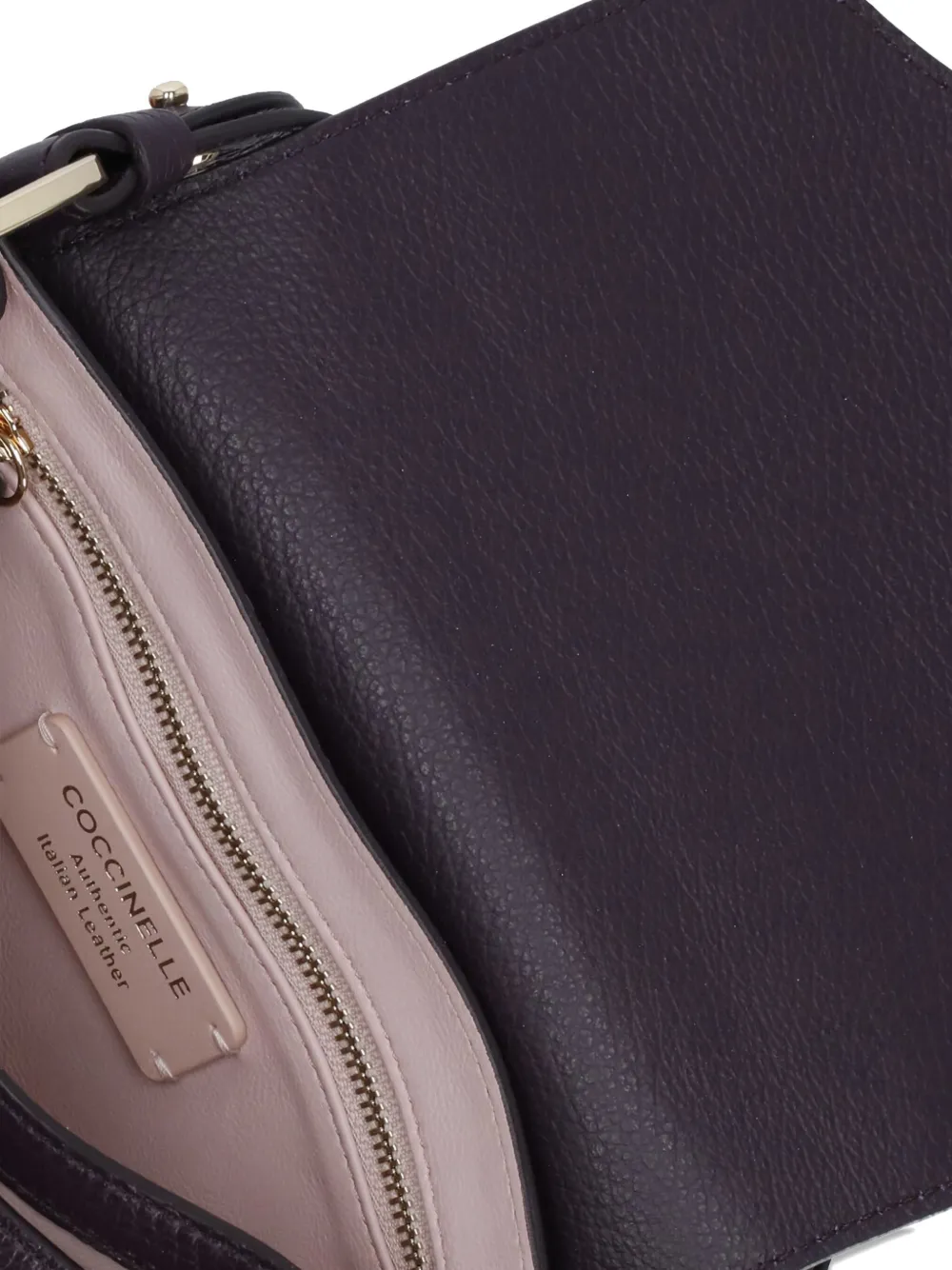 Coccinelle C-Me leather tote bag Paars