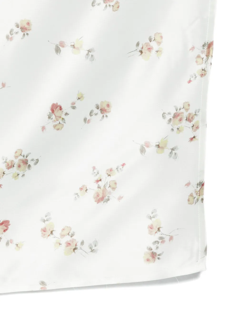 Magda Butrym Sjaal met bloemenprint - Wit