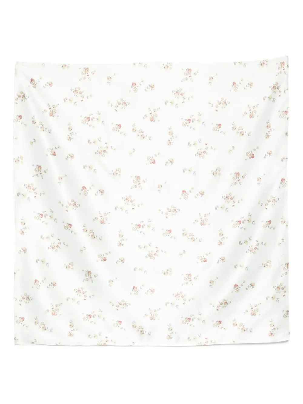 Magda Butrym Sjaal met bloemenprint Wit