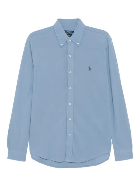 Polo Ralph Lauren embroidered-logo cotton shirt