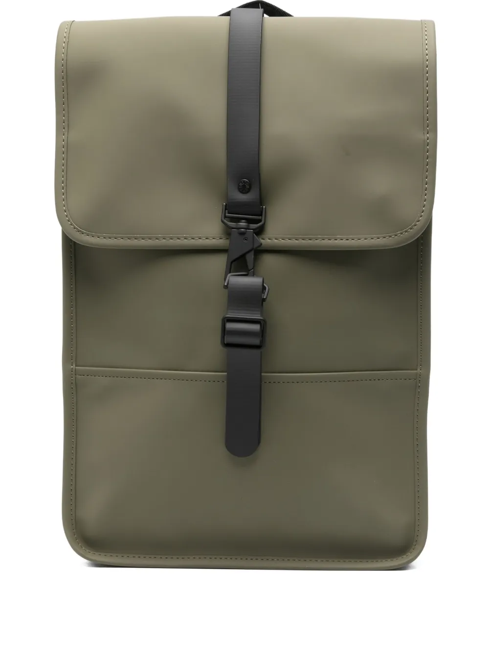 Rains flap-fastening backpack | Green | Image 1