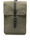 Rains flap-fastening backpack - Green