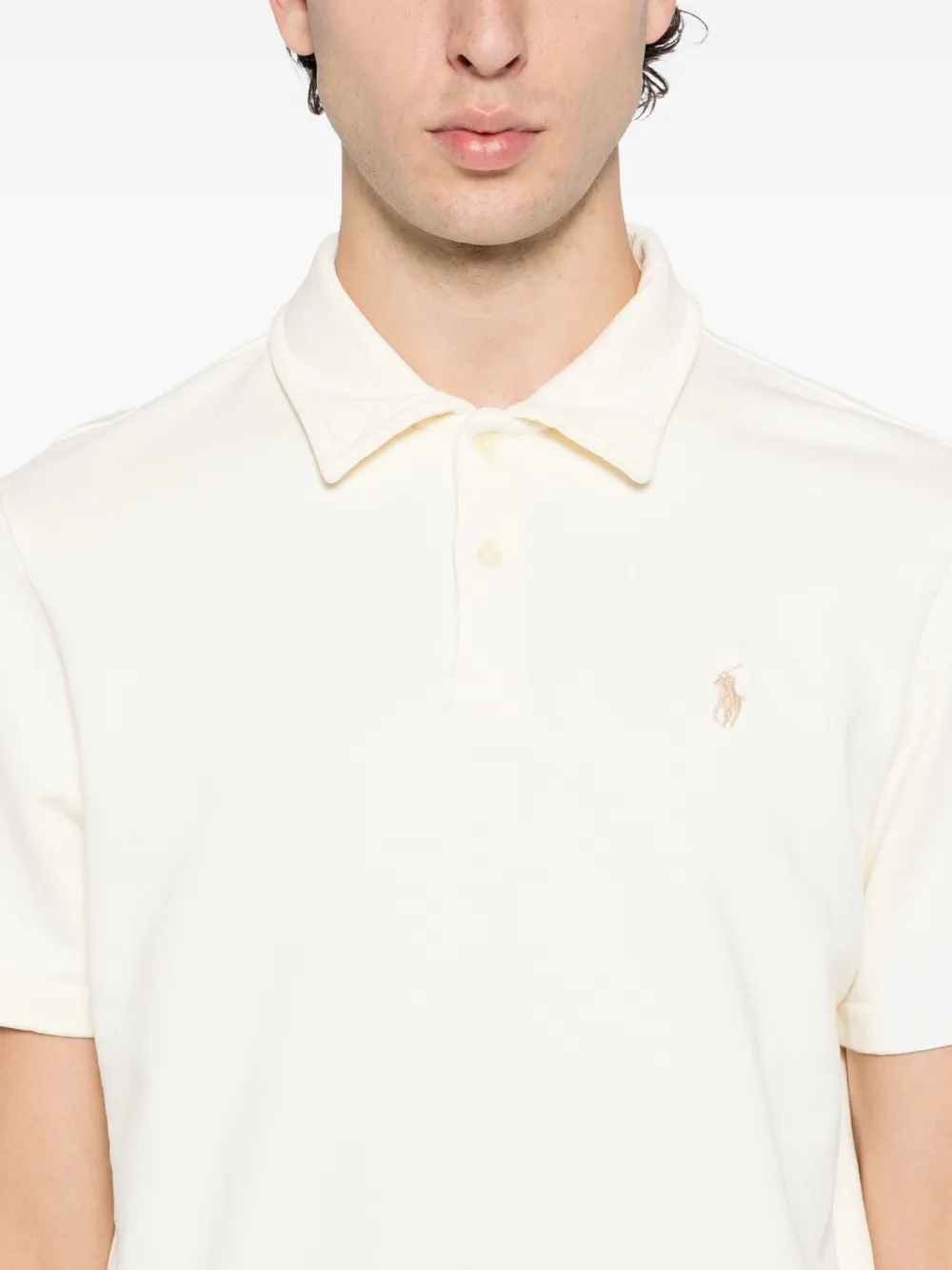 Polo Ralph Lauren Poloshirt met geborduurd logo Beige