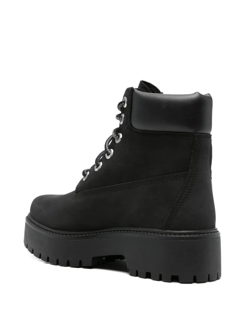 Timberland lace-up suede ankle boots Black