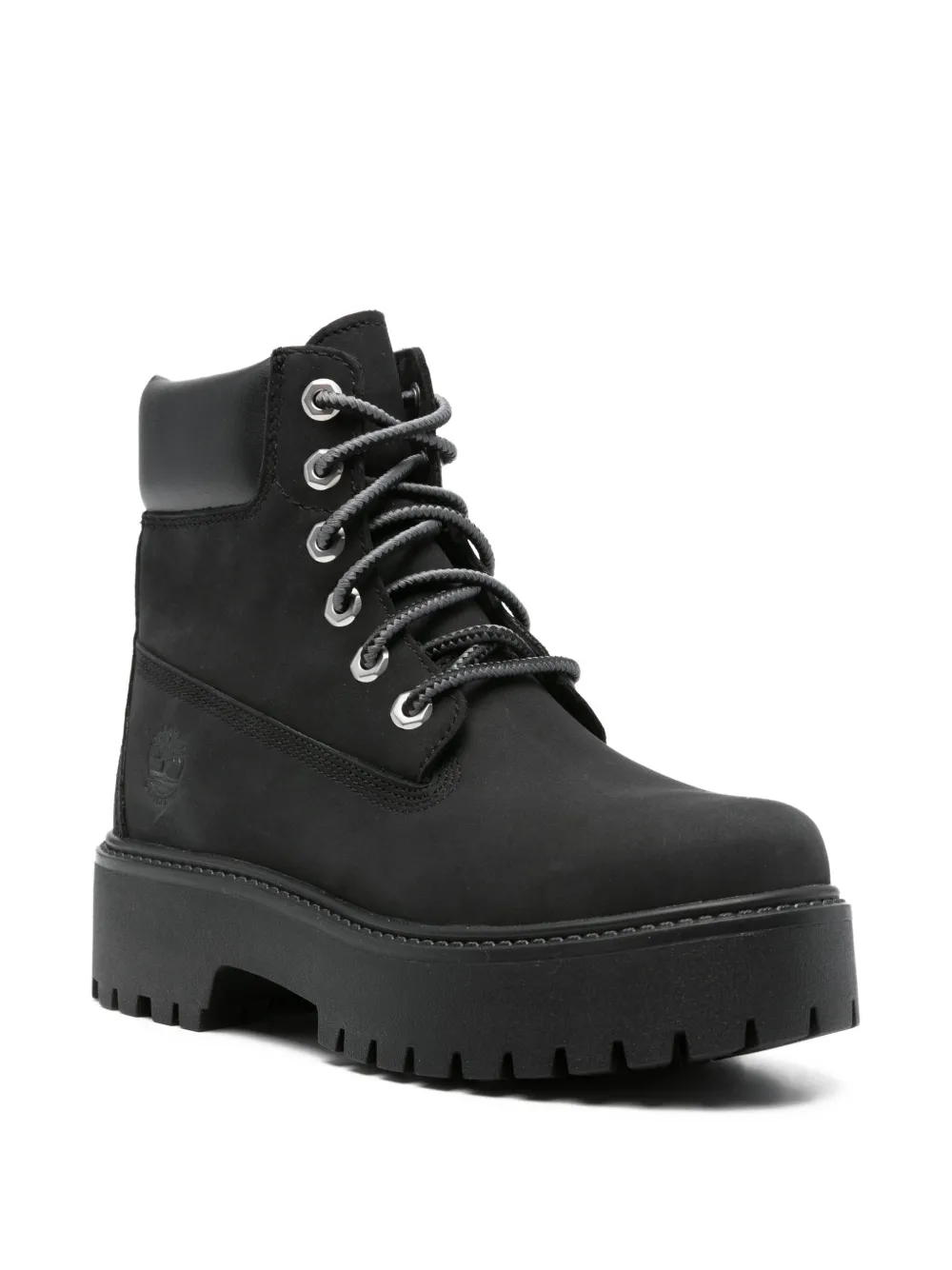 Timberland lace-up suede ankle boots Black