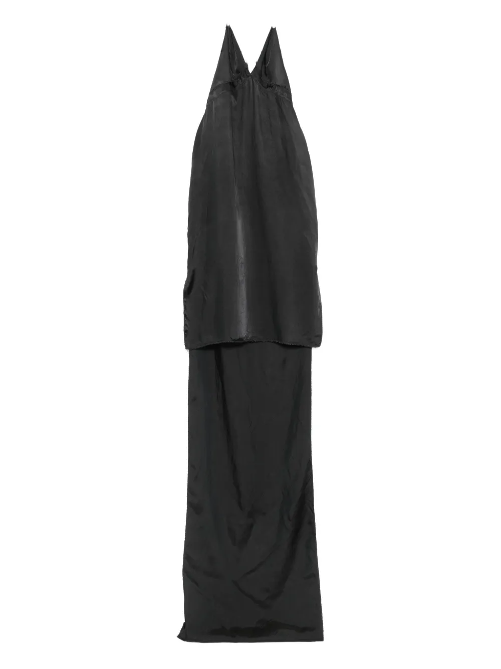 Federico Cina Halter-neck Maxi Dress In Multi