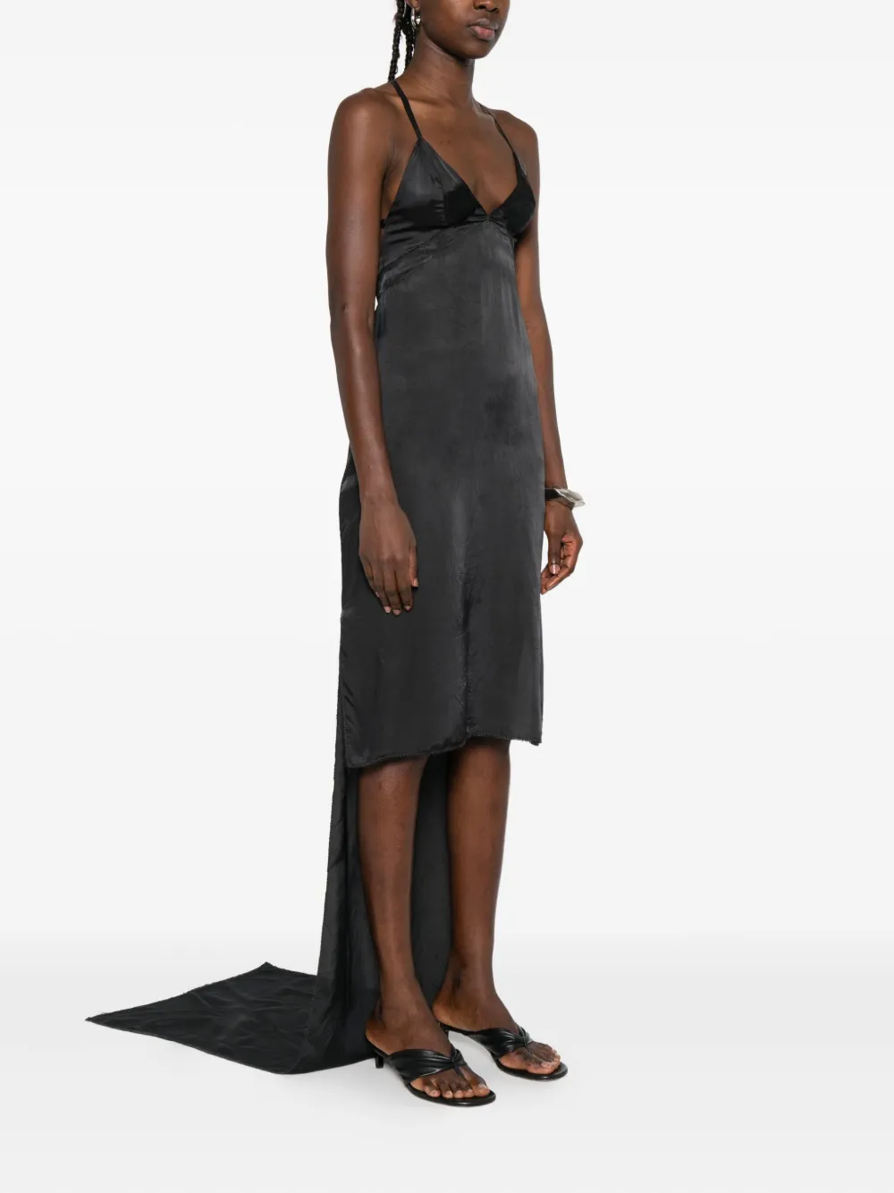 Federico Cina Halter-neck Maxi Dress In Multi