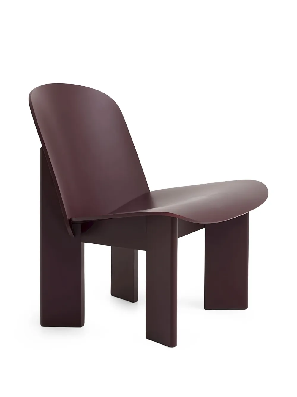 HAY curved wood chair - Marrone
