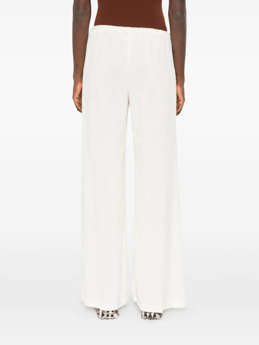 Forte Forte Wide-leg Trousers In Gray