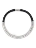 ISABEL MARANT cord-leather necklace - Silver