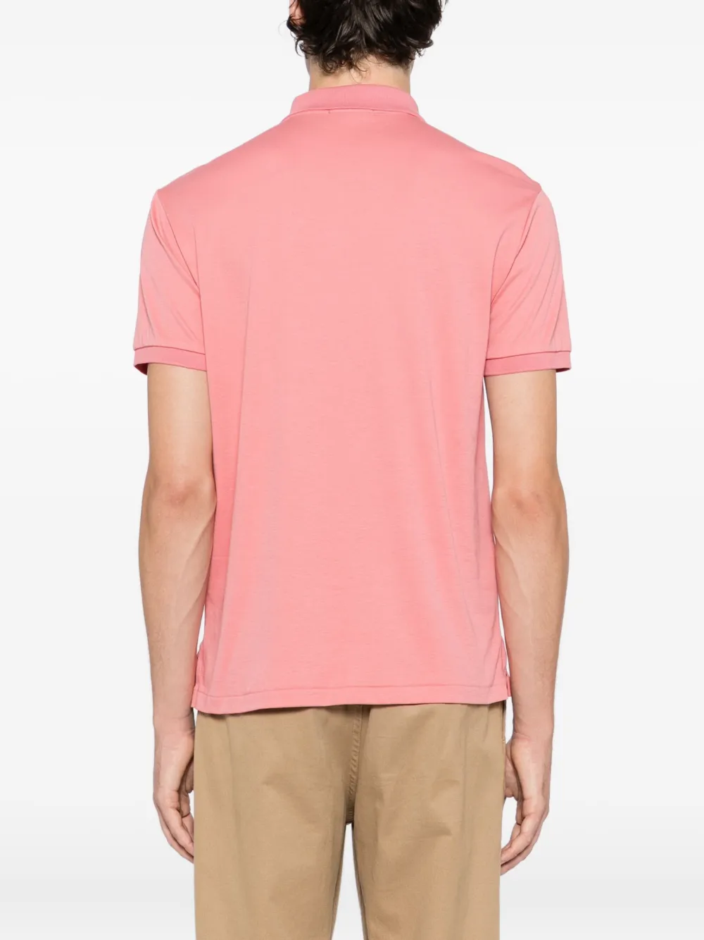 Polo Ralph Lauren Poloshirt met geborduurd logo Roze
