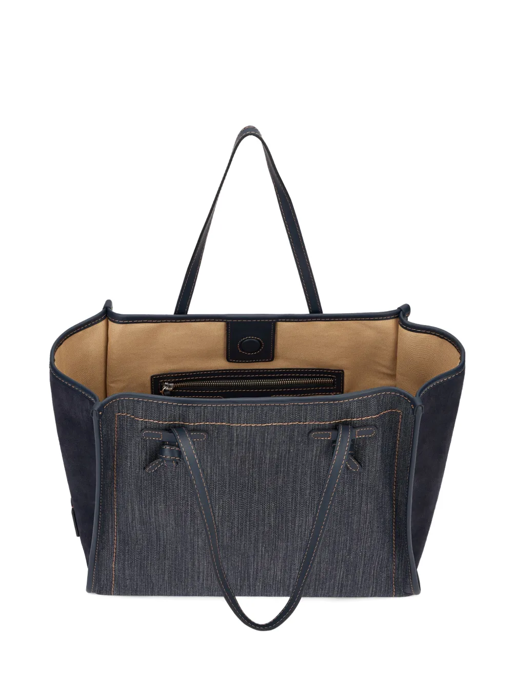 GIANNI CHIARINI Marcella denim tote bag Blauw