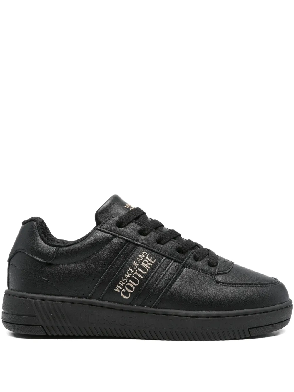 Versace Jeans Couture logo-detail sneakers Zwart