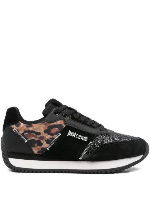 Just Cavalli leopardmönstrade sneakers