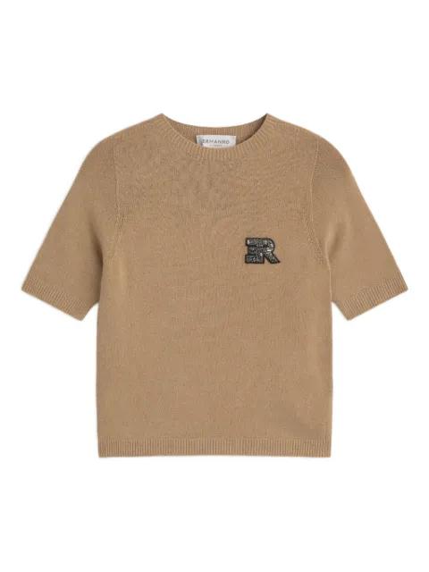 ERMANNO FIRENZE  sequin-embellishment T-shirt