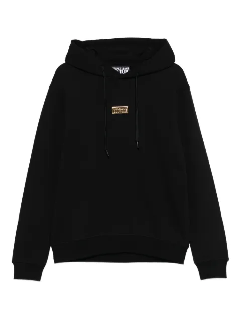 Versace Jeans Couture logo-plaque hoodie