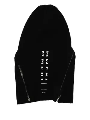 Julius all-over Graphic Print Balaclava | Grey | FARFETCH