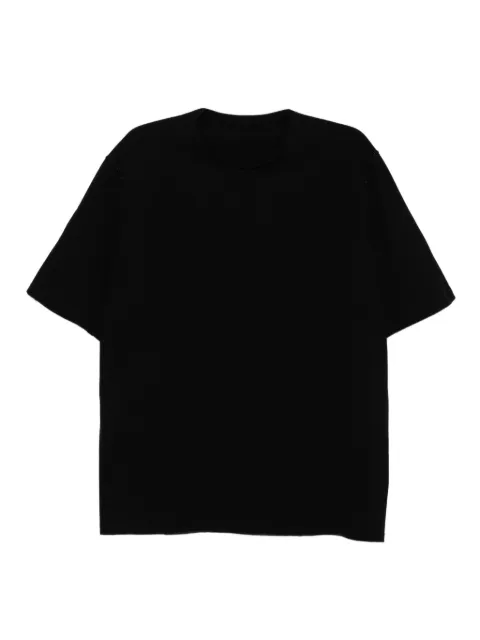 Devoa panelled cotton T-shirt