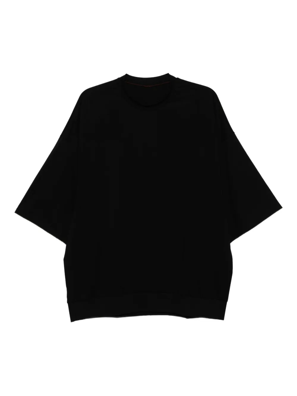 Devoa cotton T-shirt | Black | Image 1