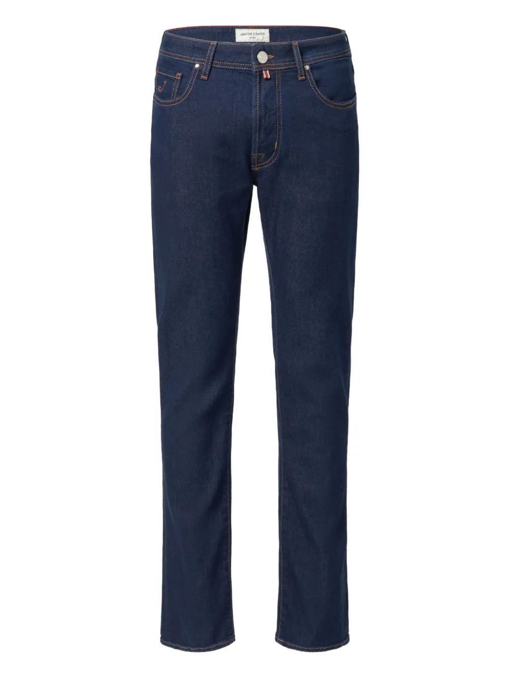 Jacob Cohen Contrast-stitching Jeans In Blue