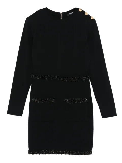Balmain Kids embellished-pocket dress