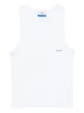 Off-White ribbed scoop-neck tank top