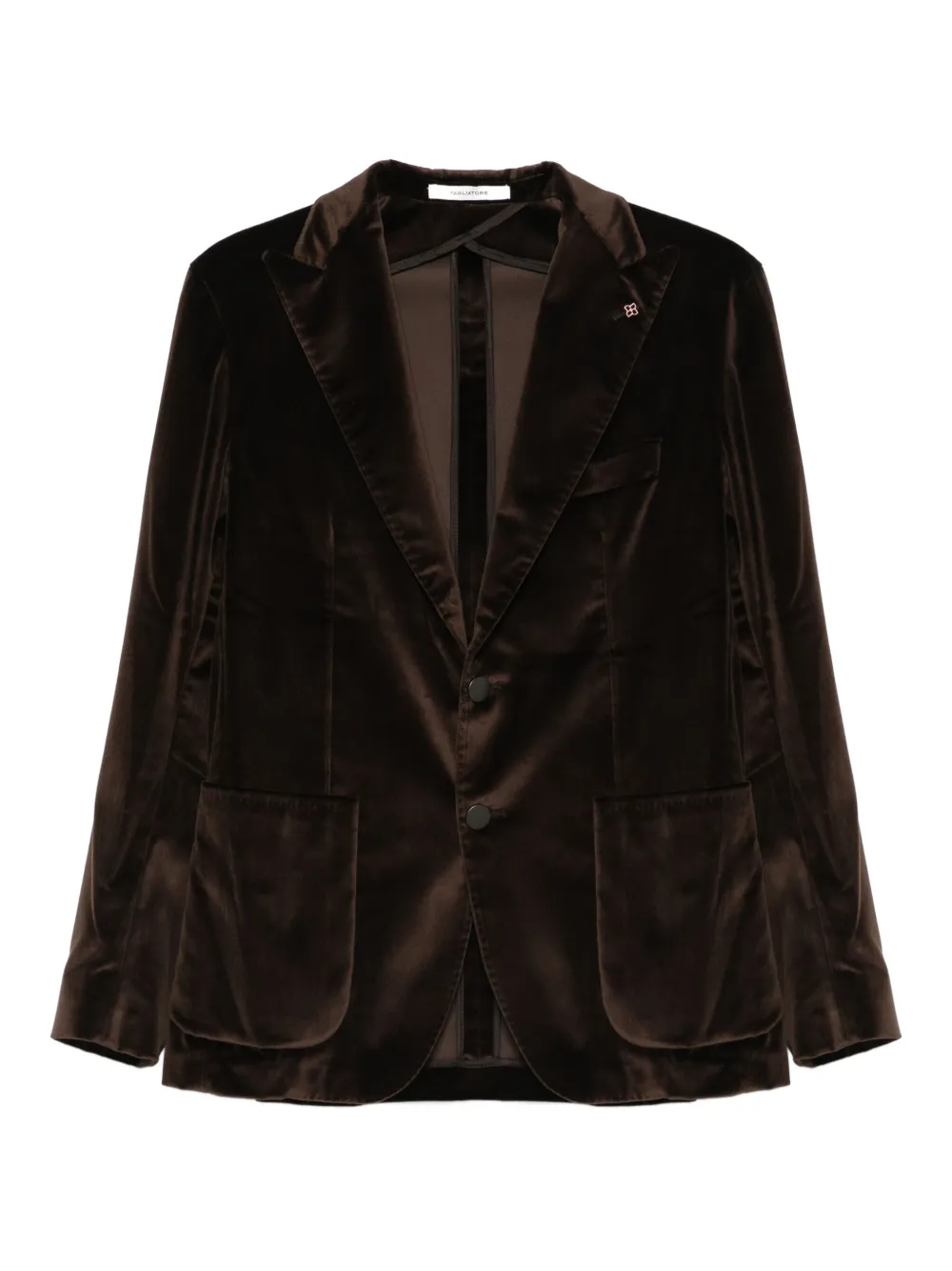 Tagliatore patch-pocket blazer | Brown | Image 1